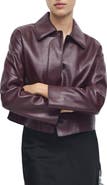 MANGO Sabina Faux Leather Jacket
