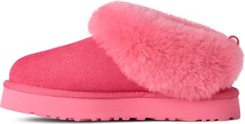 Kids' Tazzelle Genuine Shearling Collar Slipper