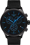 Tissot Chrono LX Twill Strap Swiss Quartz Watch, 45mm