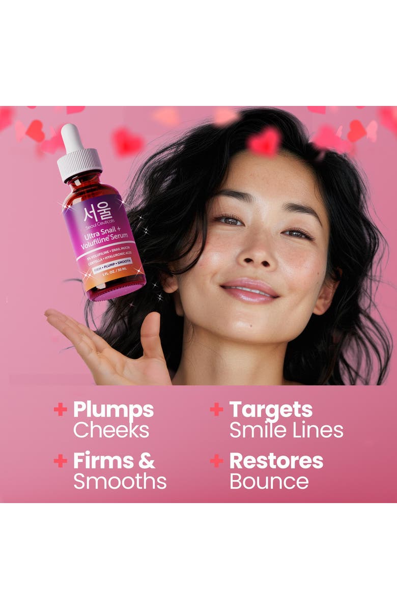 Seoul Ceuticals Korean Skincare Volufiline Snail Mucin Serum, Alternate, color, NO COLOR