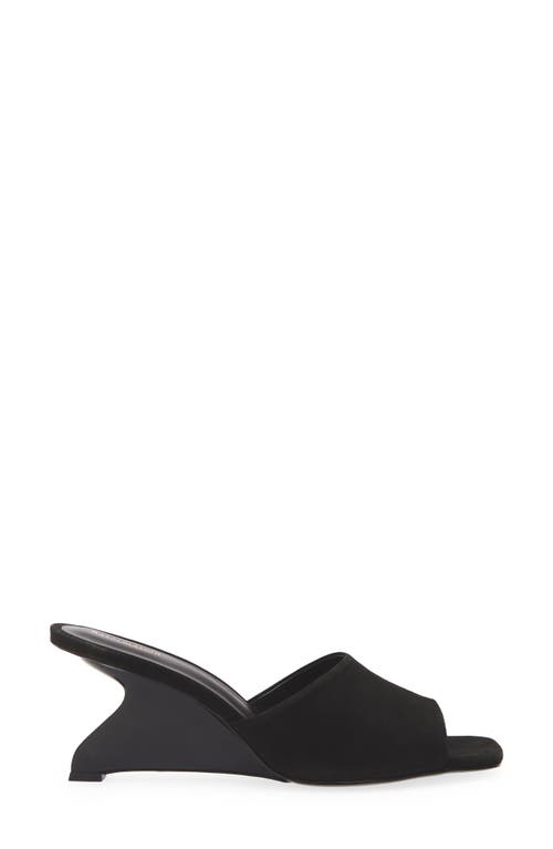 Reformation Enya Wedge Sandal In Black