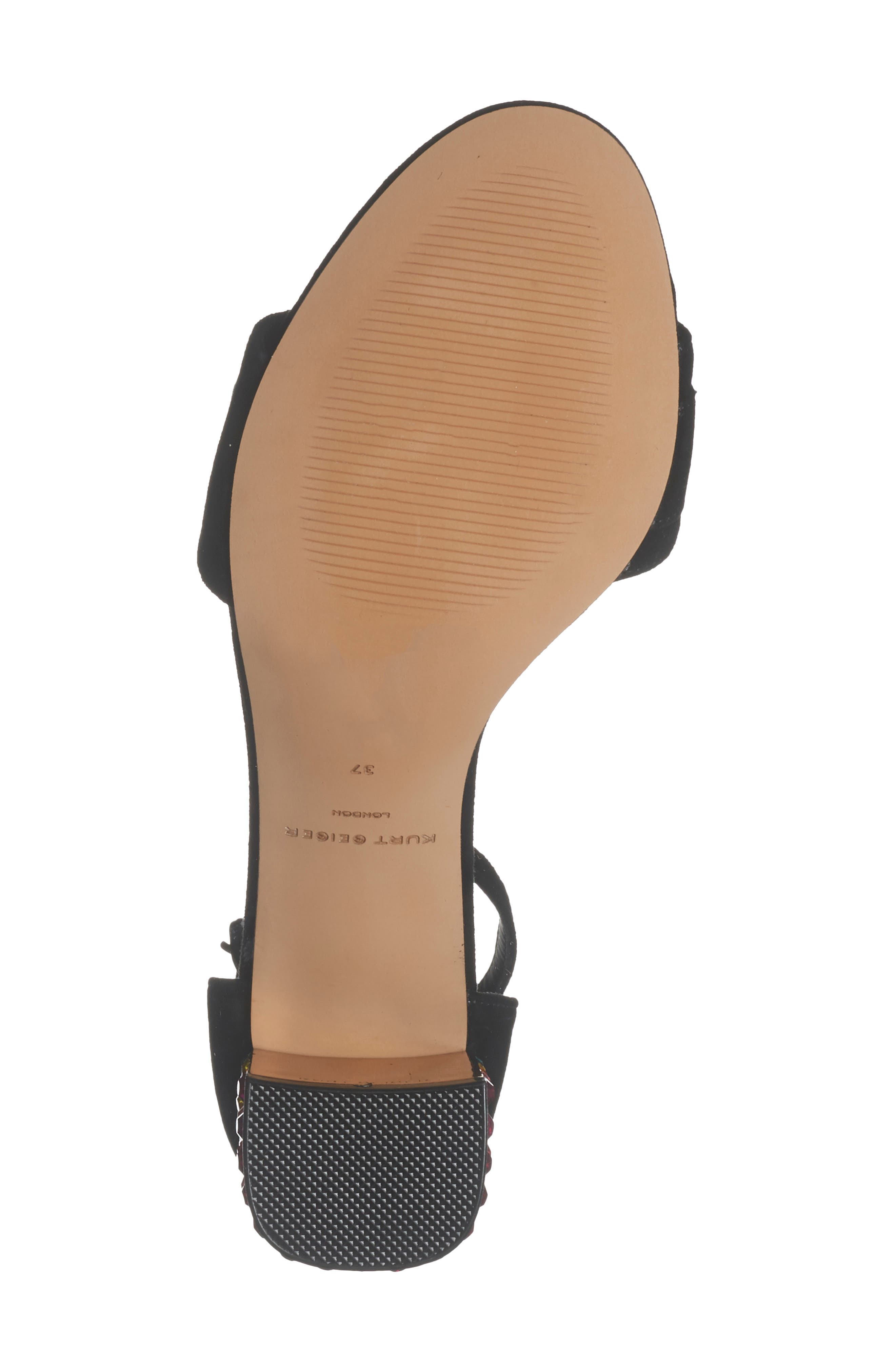 Kurt Geiger London Mayfair Eagle Crystal Heel Sandal, Alternate, color, 