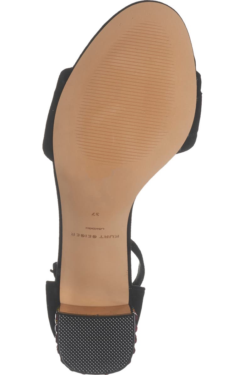 Kurt Geiger London Mayfair Eagle Crystal Heel Sandal, Alternate, color,