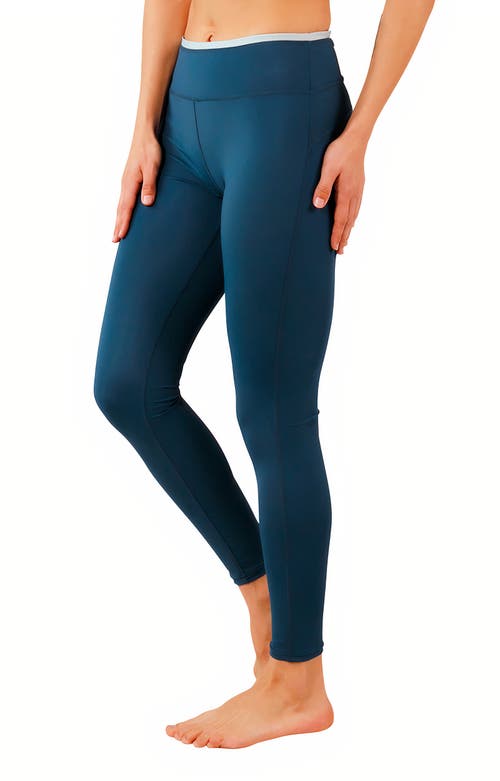Uv Skinz Active Sport Swim Leggingz In Blue