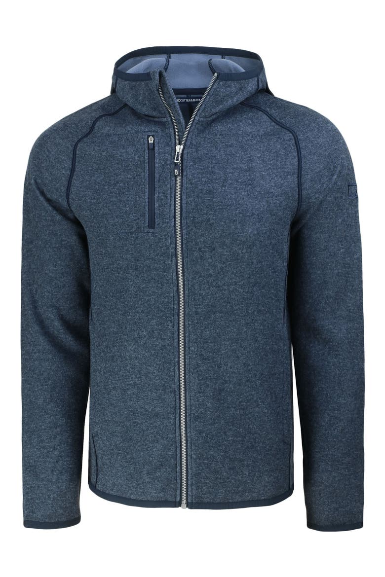 Mainsail Full Zip Hooded Jacket, Alternate, color, LIBERTY NAVY HEATHER