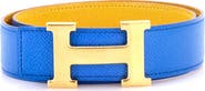 Pre-Owned Hermes Constance Reversible Belt Leather Medium