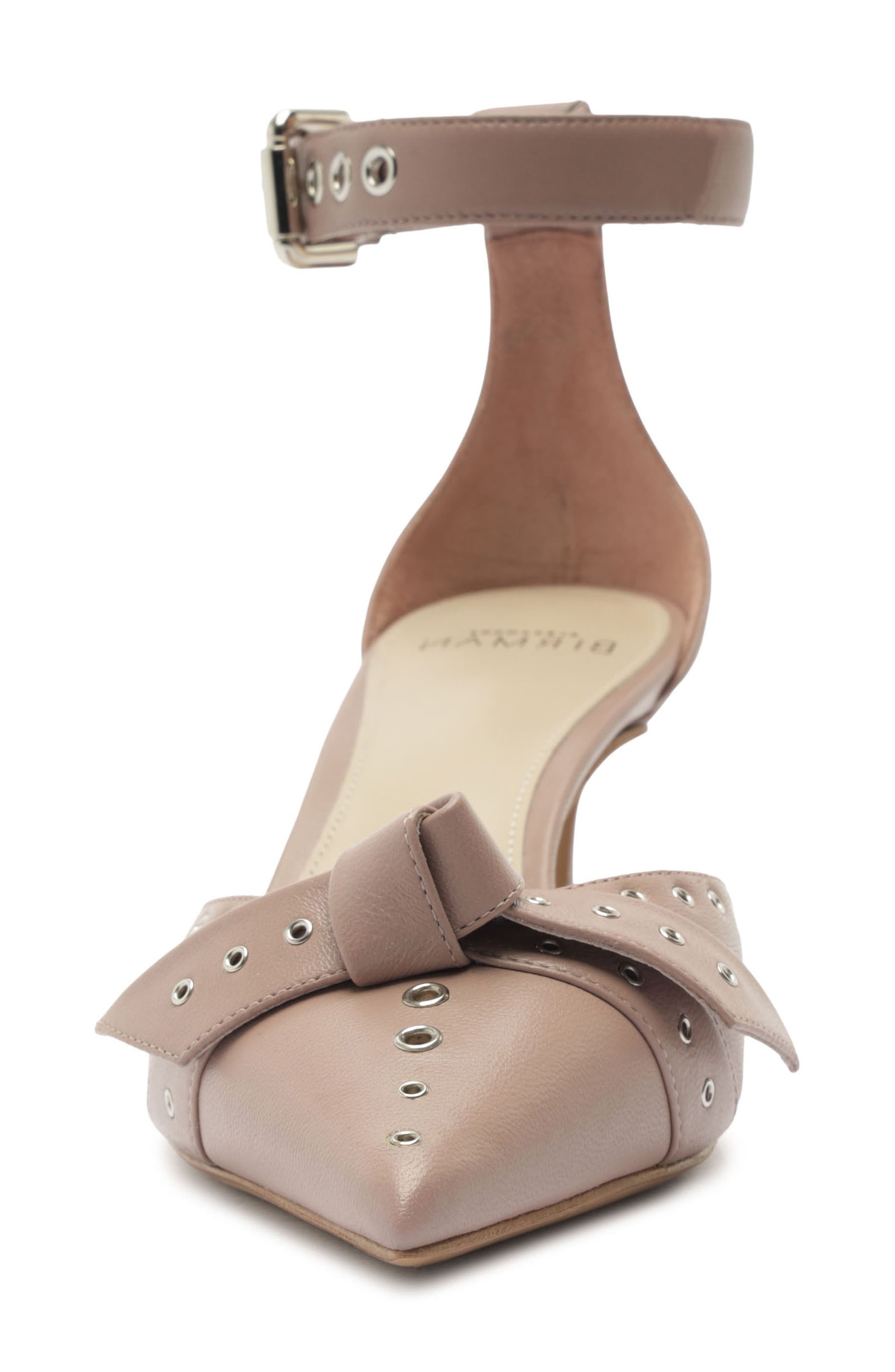 Clarita Grommet Pointed Toe Pump, Alternate, color, LIGHT MAUVE
