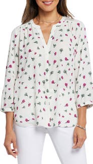 NYDJ Pintuck Blouse