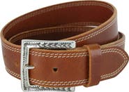CrookhornDavis Men's Douglas SoHo Casual Pull Up Leather Jean Belt