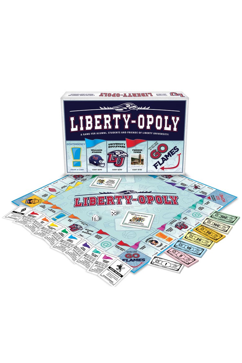 Libertyopoly Liberty University Themed Board Game, Alternate, color, Multicolored