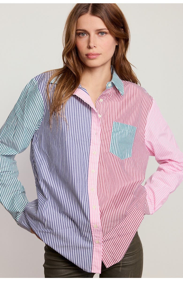 The Shirt by Rochelle Behrens The Boyfriend Shirt Multi, Alternate, color, Multicolor Forest