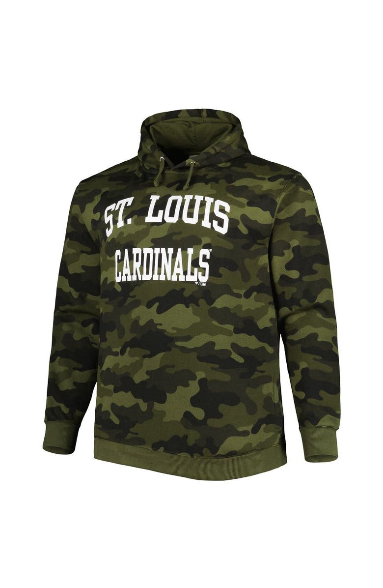 PROFILE Men's Camo St. Louis Cardinals Allover Print Pullover Hoodie, Alternate, color, Camo