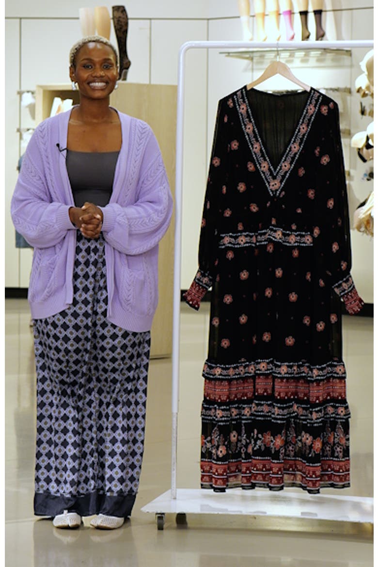 Cameron Long Sleeve Maxi Dress video