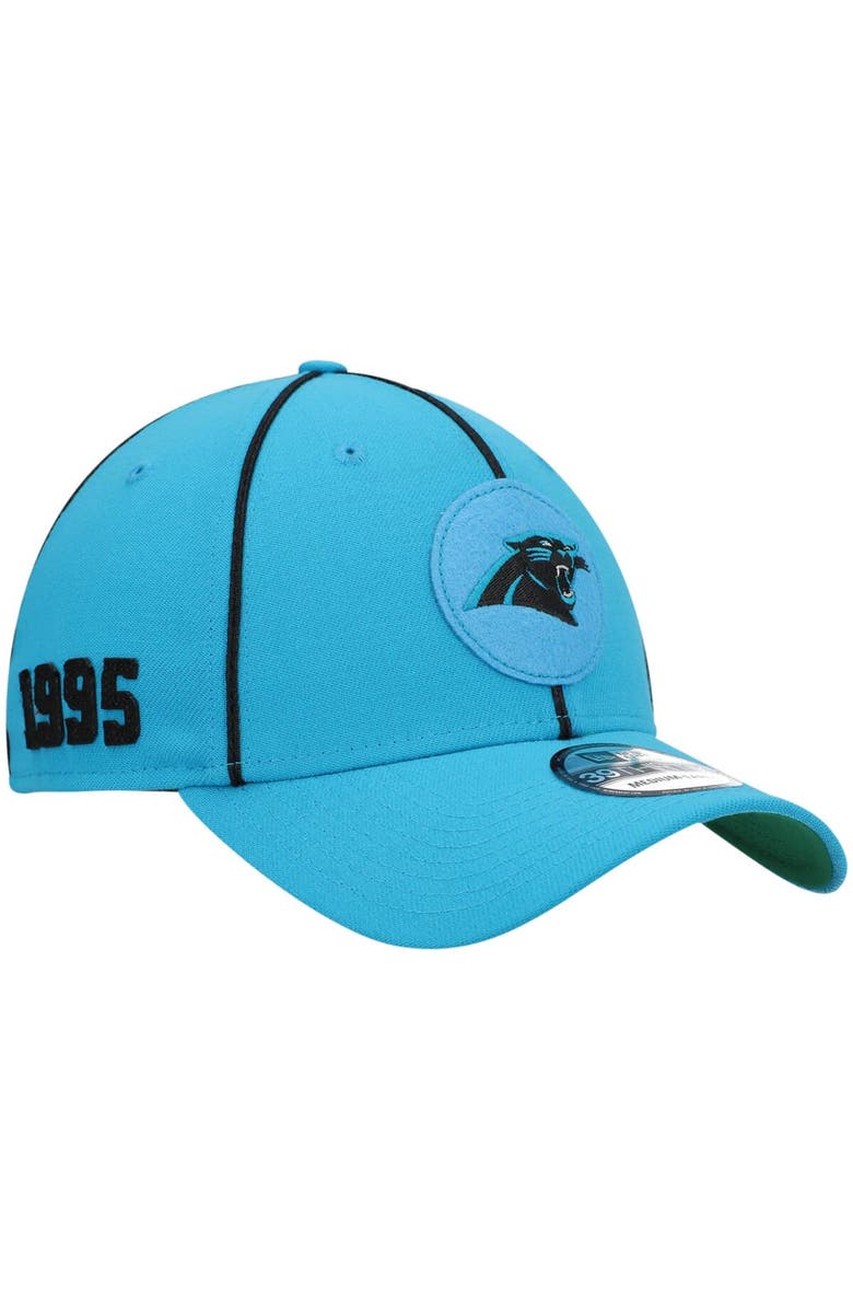 New Era Men's New Era Blue Carolina Panthers Sideline 39Thirty Flex Hat, Alternate, color, 
