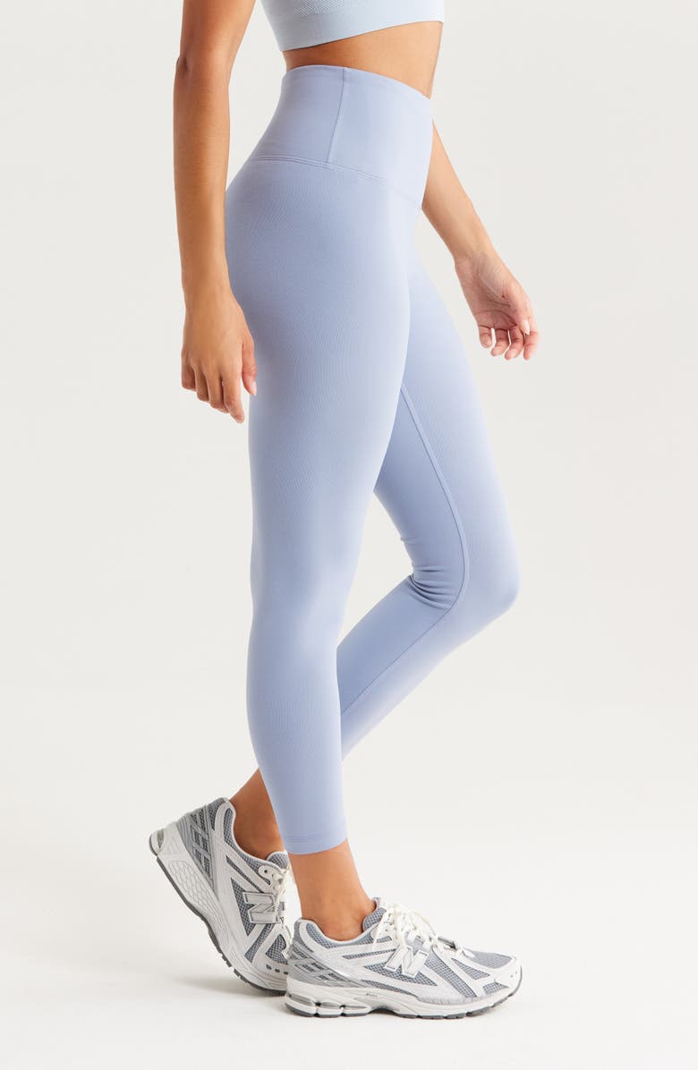Zella Live In High Waist 7/8 Leggings, Alternate, color, Blue Tempest