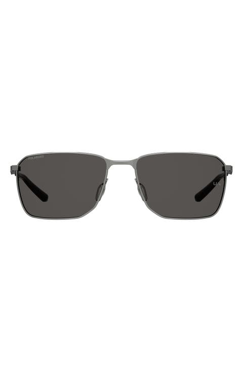 58mm Rectangular Sunglasses
