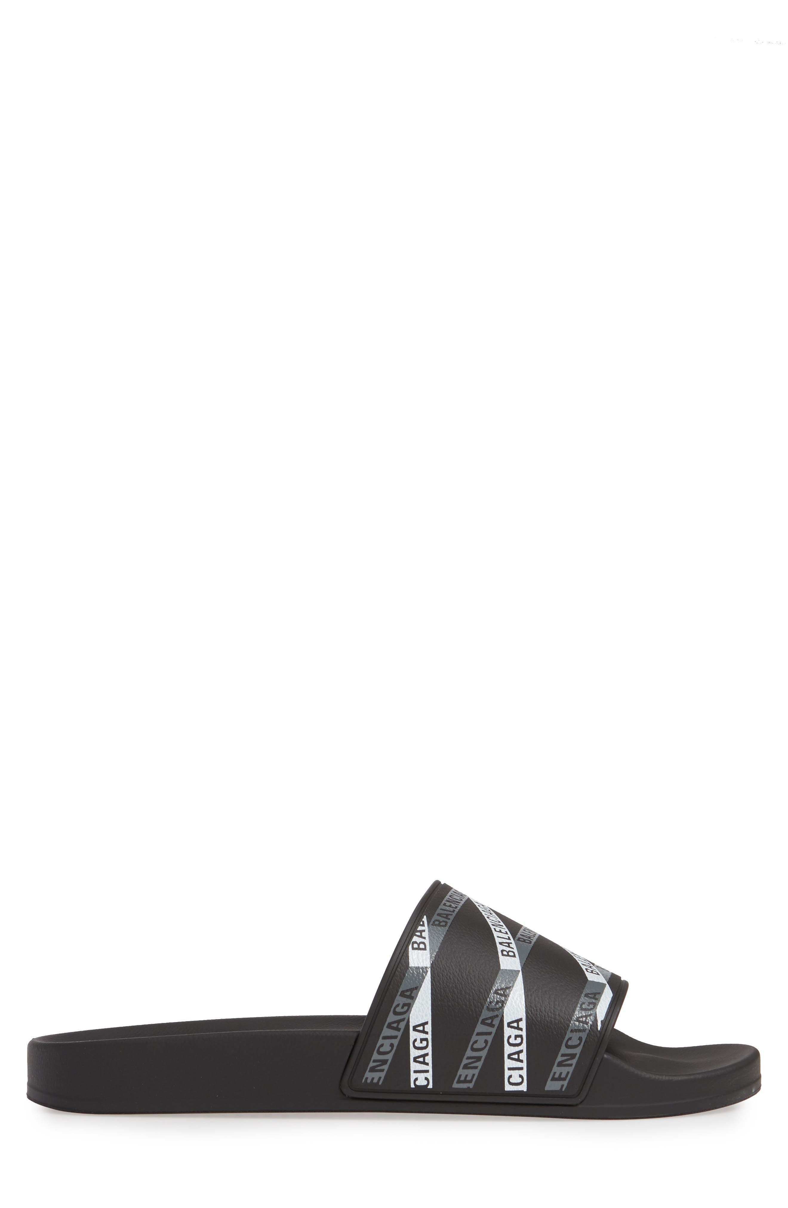 Balenciaga Monogram Slide Sandal, Alternate, color, 