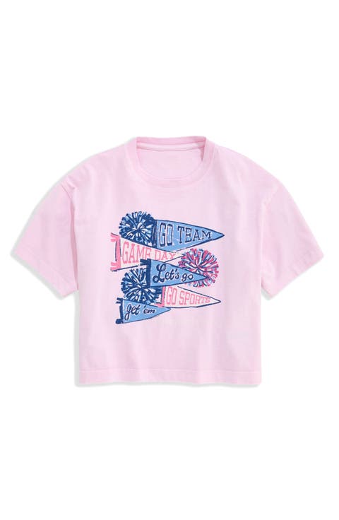 Kids' Graphic Cropped T-Shirt
