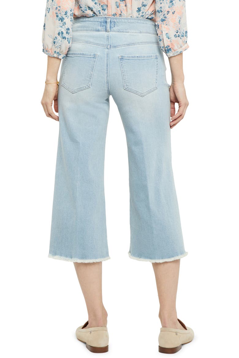 Major Wide Leg Capri Jeans, Alternate, color, DUNES