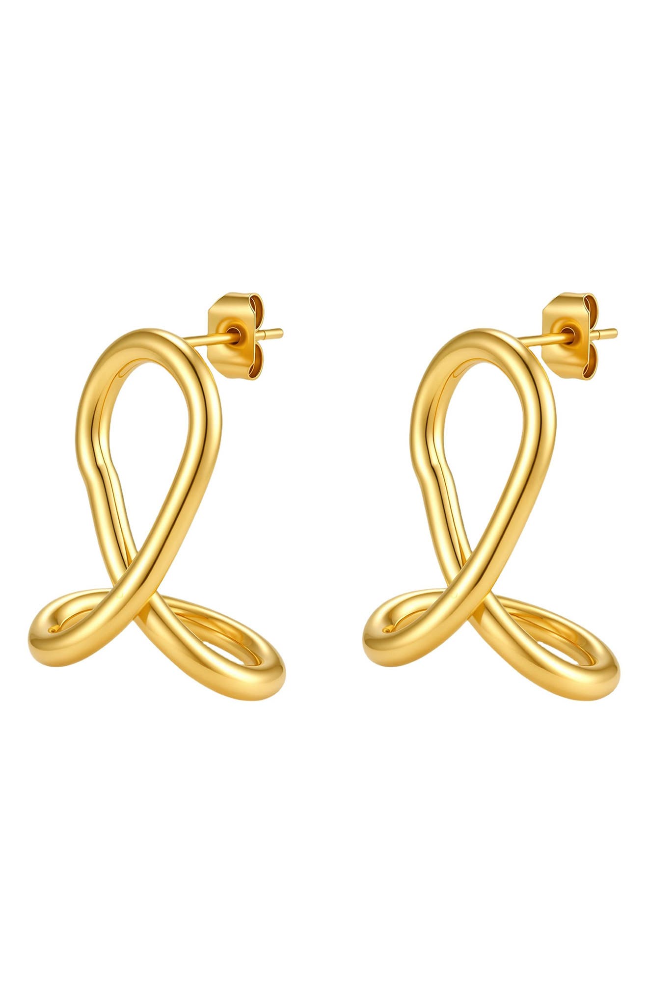 Twisted Hoop Earrings