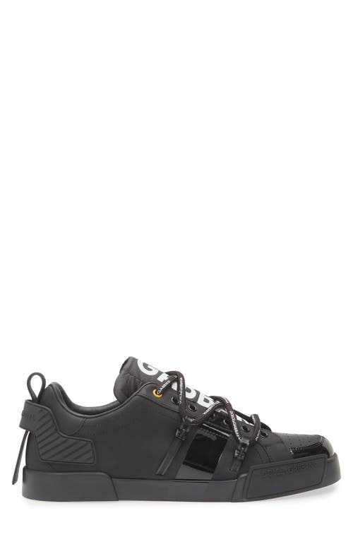Dolce & Gabbana Sneakers Low Top Perforated Toe In Multi
