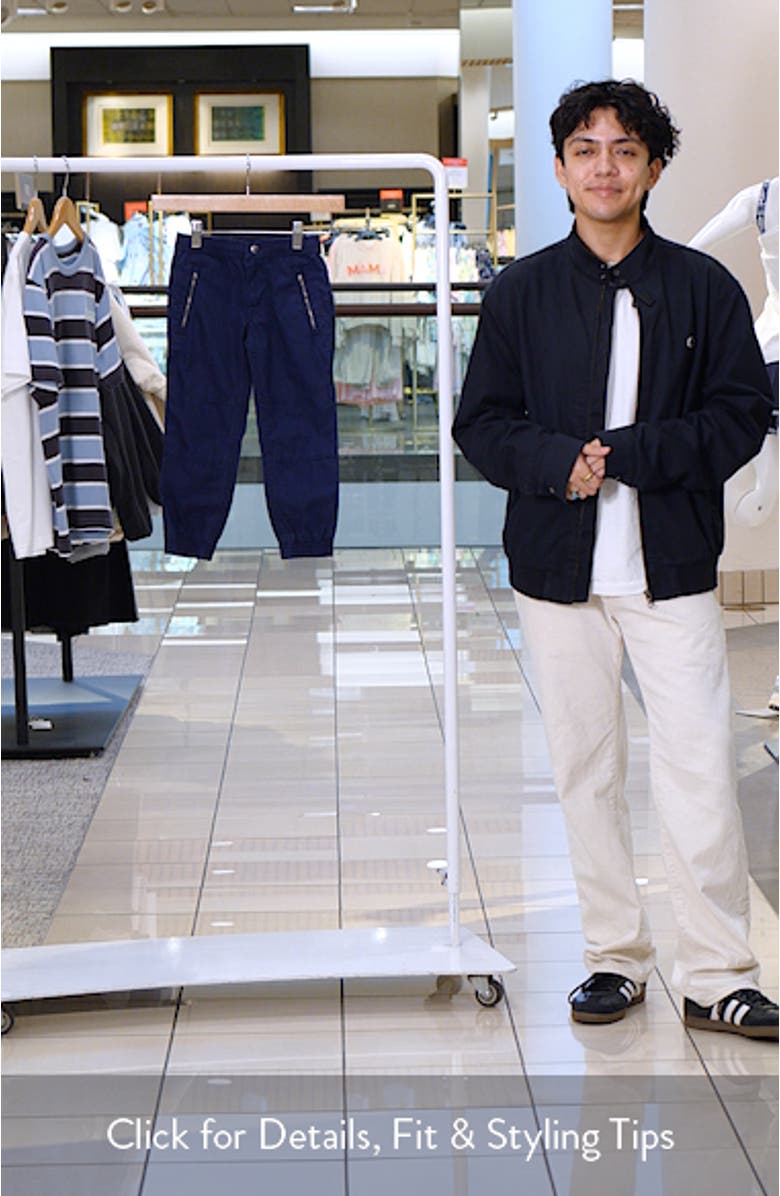 Kids' Cotton Poplin Joggers, sales video thumbnail