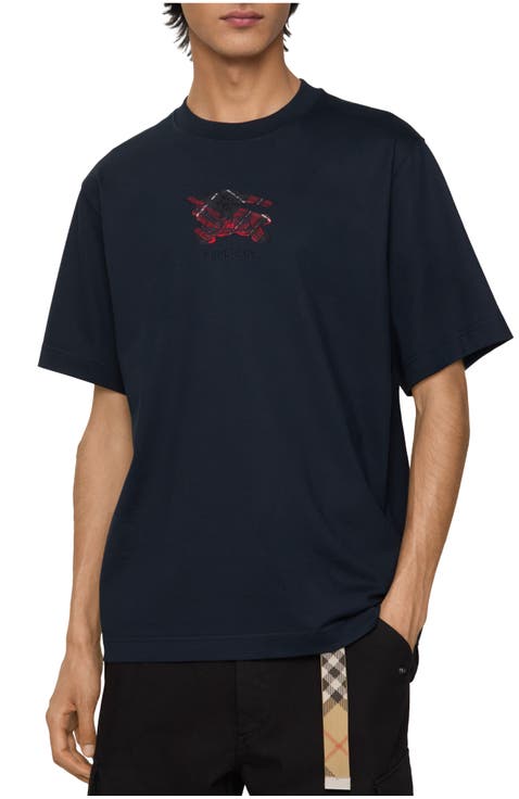 EKD Check Cotton T-shirt