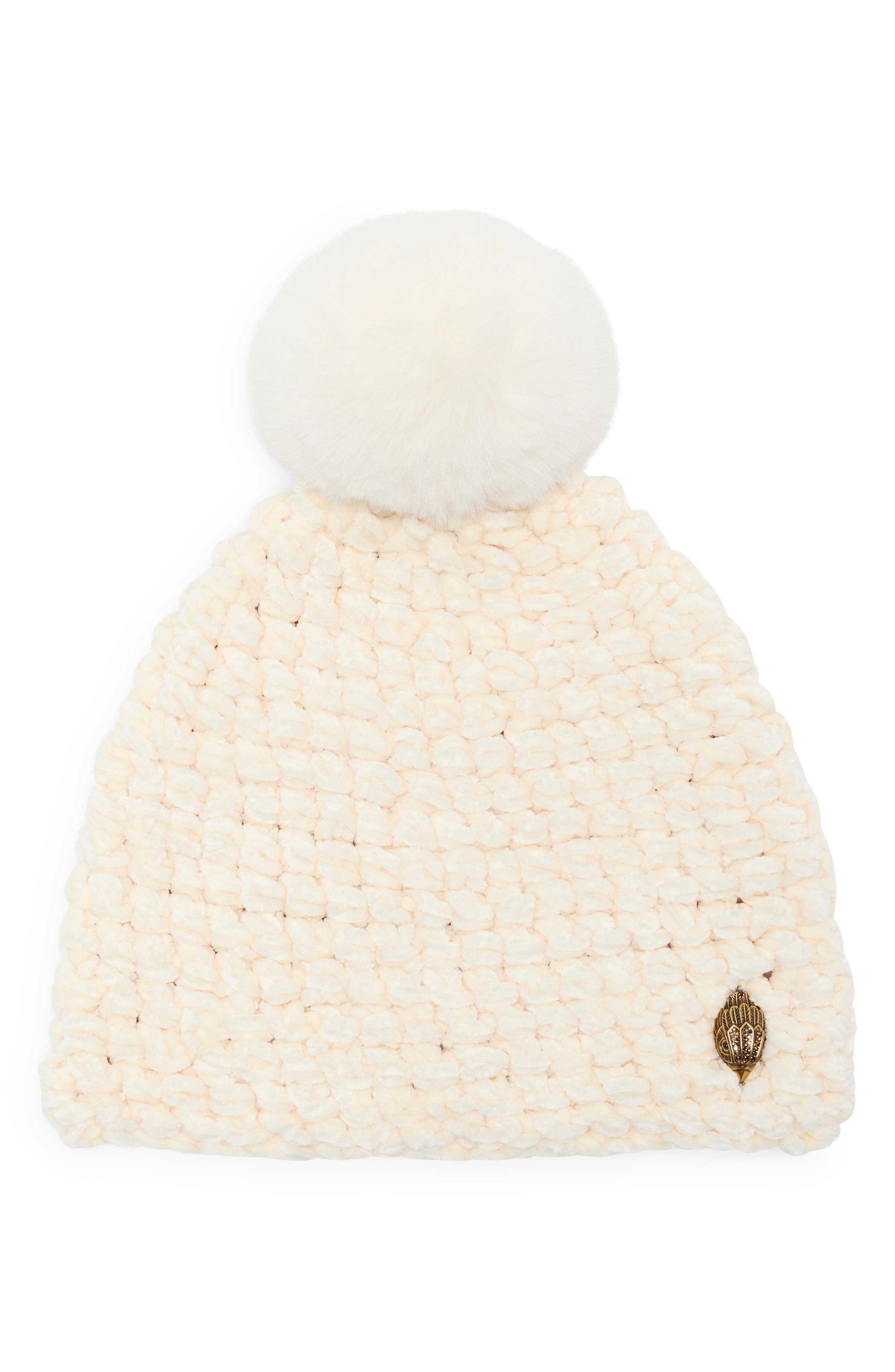 Kurt Geiger London Chunky Chenille Knit Beanie