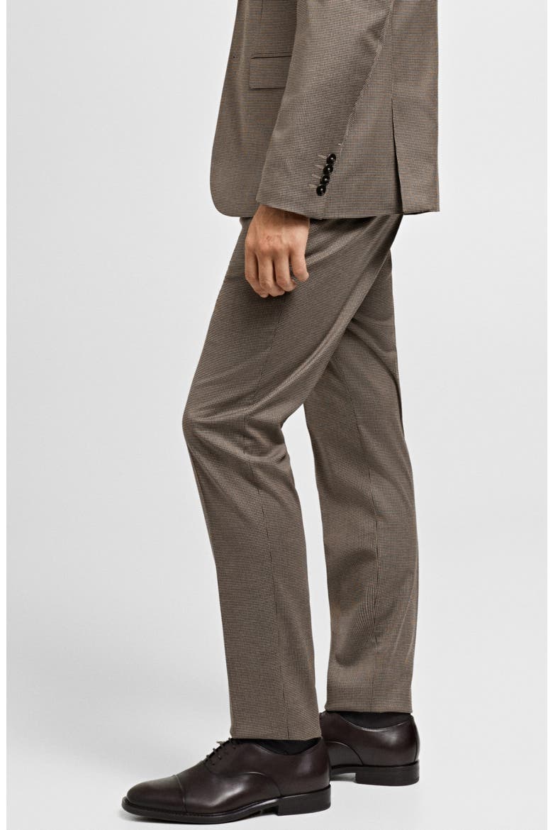 Herringbone Super Slim Fit Pants, Alternate, color, BEIGE