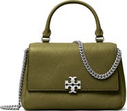 Tory Burch Charlie Quilted Leather Top Handle Bag