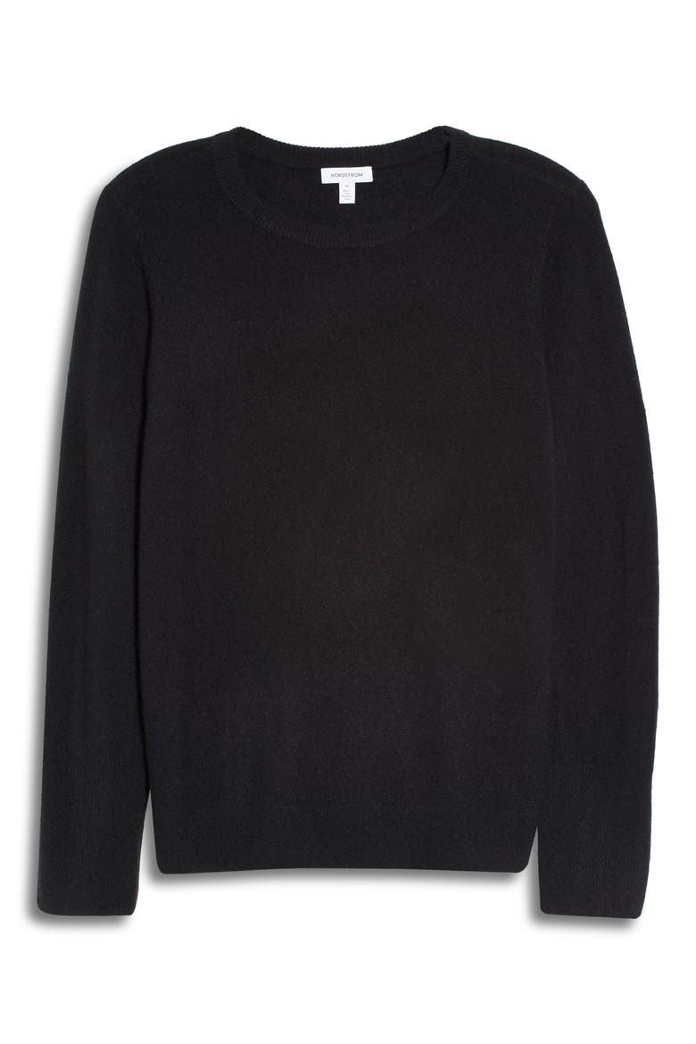 Cashmere Sweater, Alternate, color, BLACK