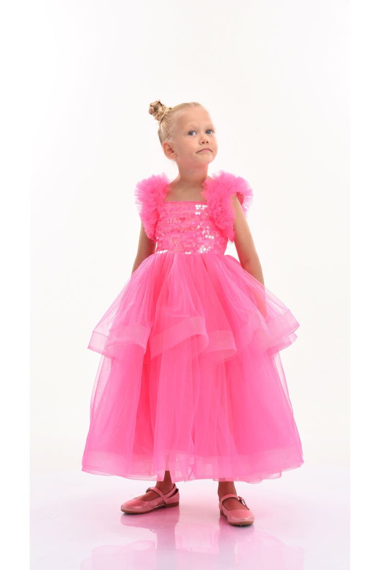 Peralta Dress, Alternate, color, Fuchsia