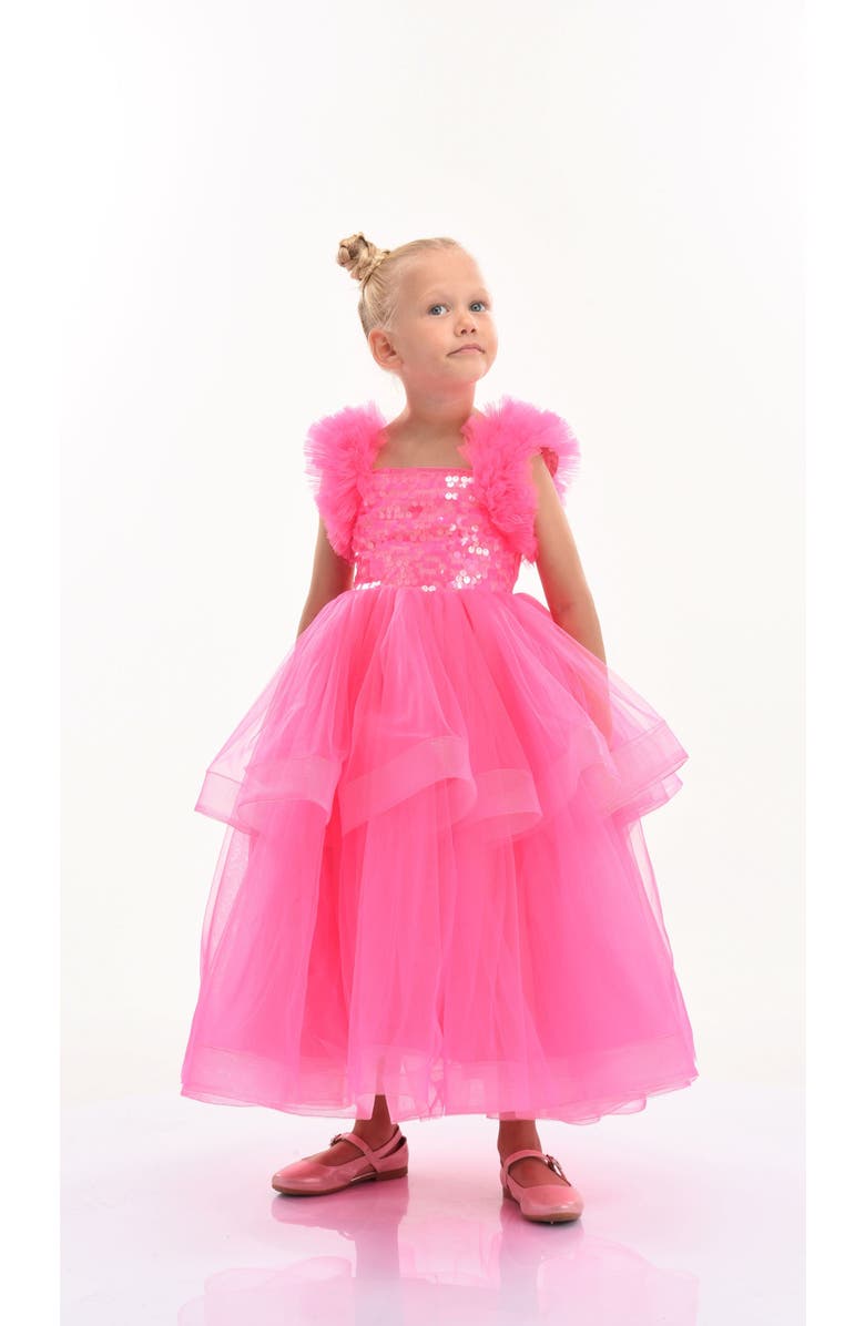 Mimi Tutu Peralta Dress, Alternate, color, Fuchsia