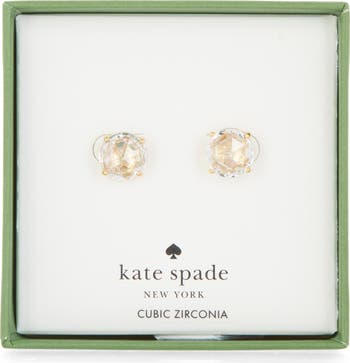 【特価セール】Kate Spade cubic zirconia stud イヤリング Kate Spade New York boxed round stud earrings | Nordstromrack