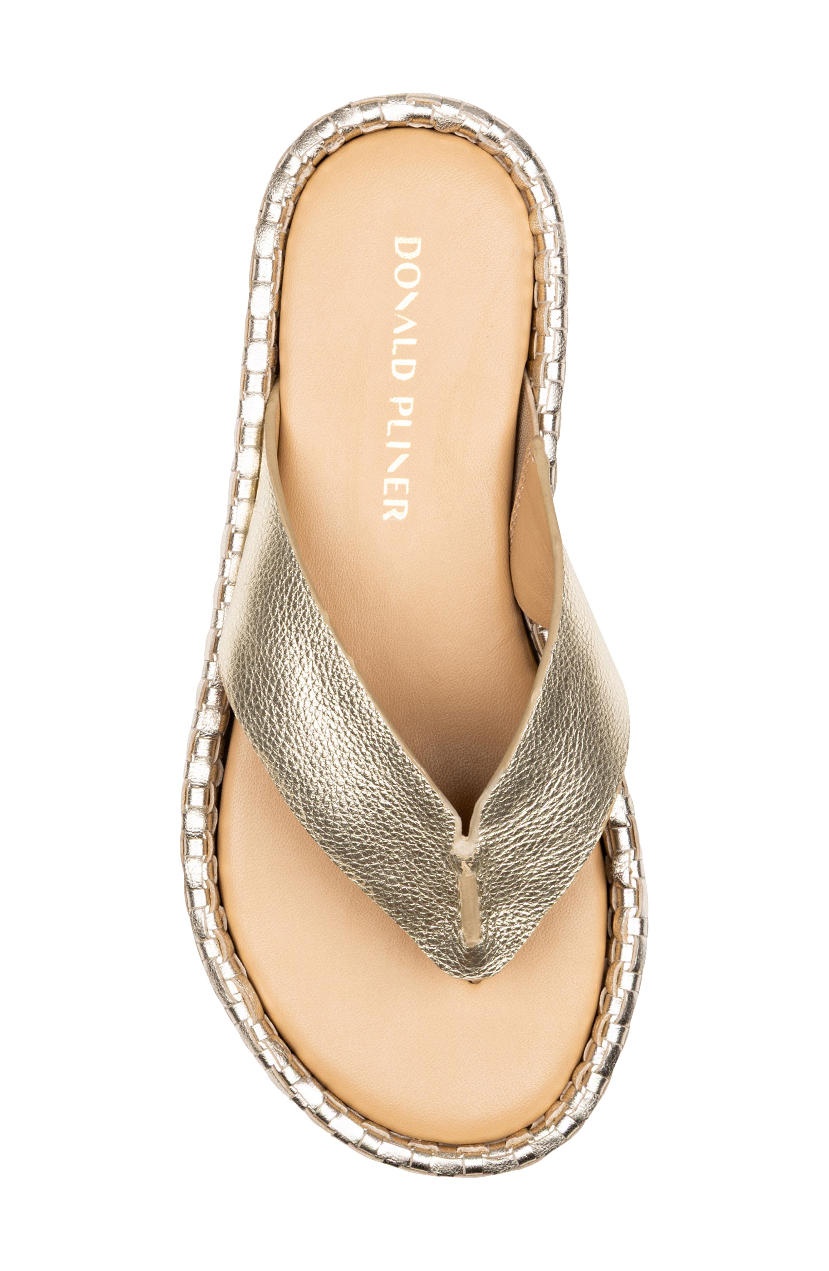 Dasara Platform Flip Flop, Alternate, color, PLATINO