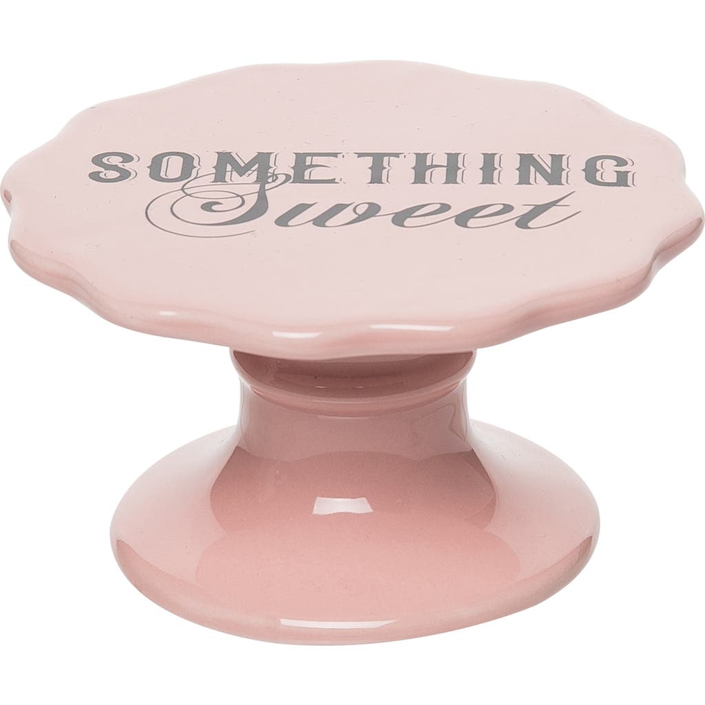 Totalee Gift Something Sweet Cupcake Pedestal Ceramic Pink