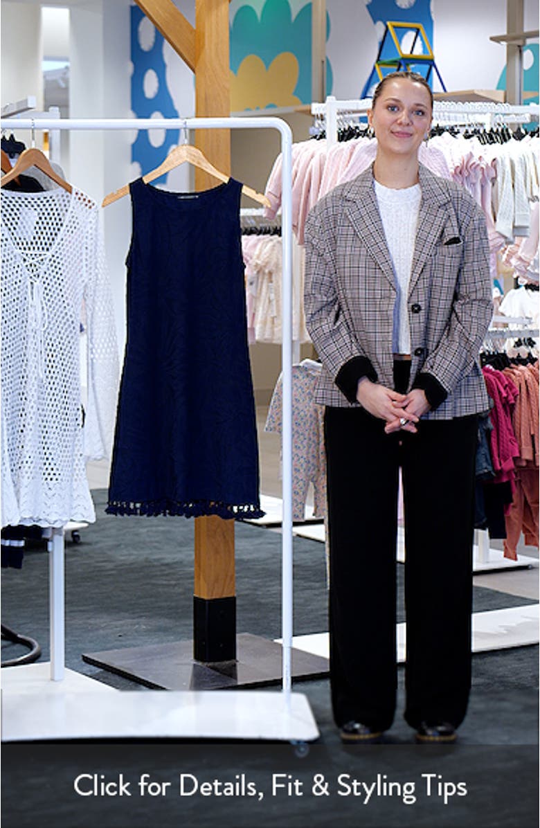 Tassel Hem A-Line Cover-Up Dress, sales video thumbnail