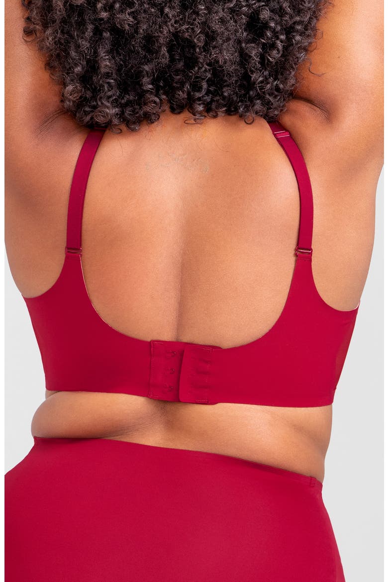 Liftwear Crossover Bra, Alternate, color, RUBY