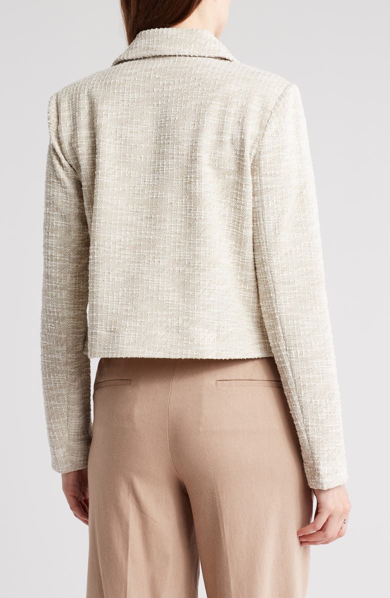 Amanda & Chelsea Relaxed Button Front Jacket, Alternate, color, Taupe