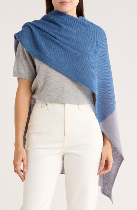 Cowl Neck Wool Blend Scarf