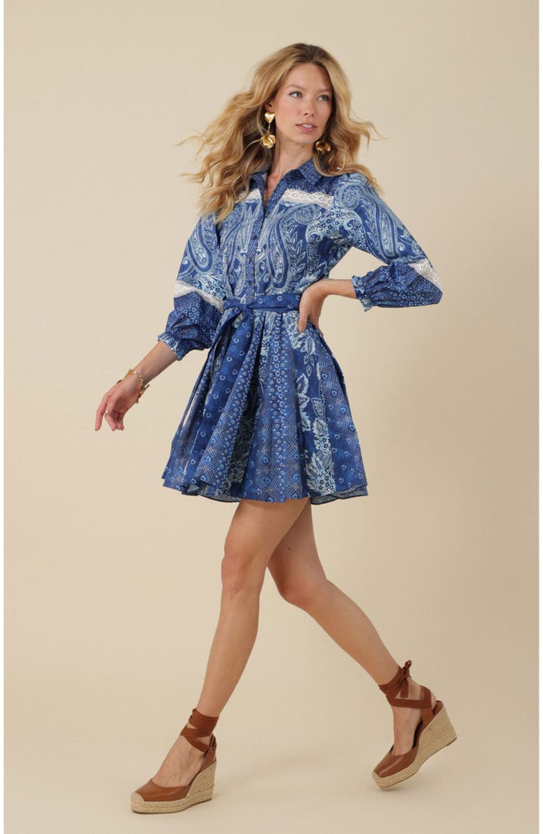 Hale Bob Collins Poplin Shirtdress, Alternate, color,