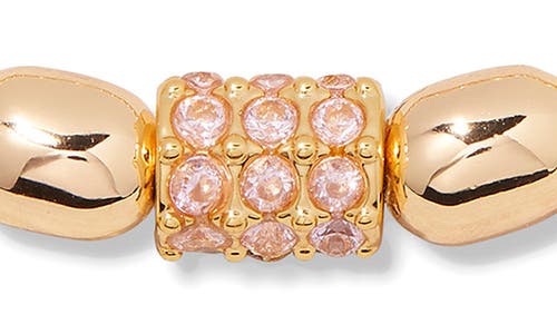 Brook & York Brook And York Brei Birthstone Beaded Stretch Bracelet In Gold October