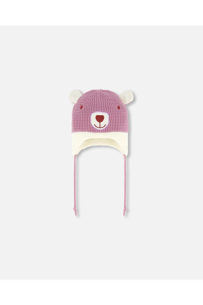 Baby Girl's Peruvian Knit Hat Dusty Purple, Main, color, Orchid Haze