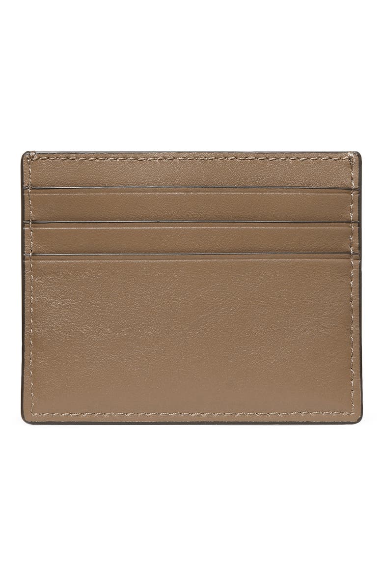 Classic Smooth Leather Card Case, Alternate, color, DRIFTWOOD