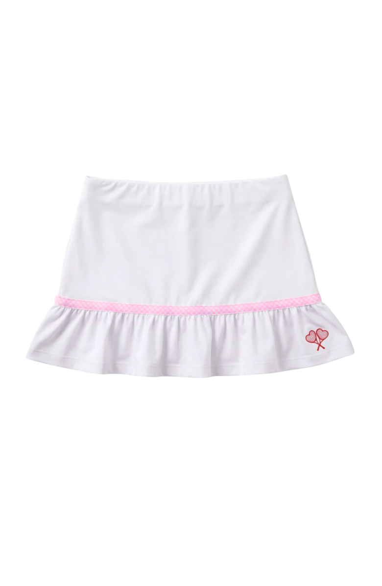 Love All Tennis Love All Littles Doris Skort, Alternate, color, Green Gingham