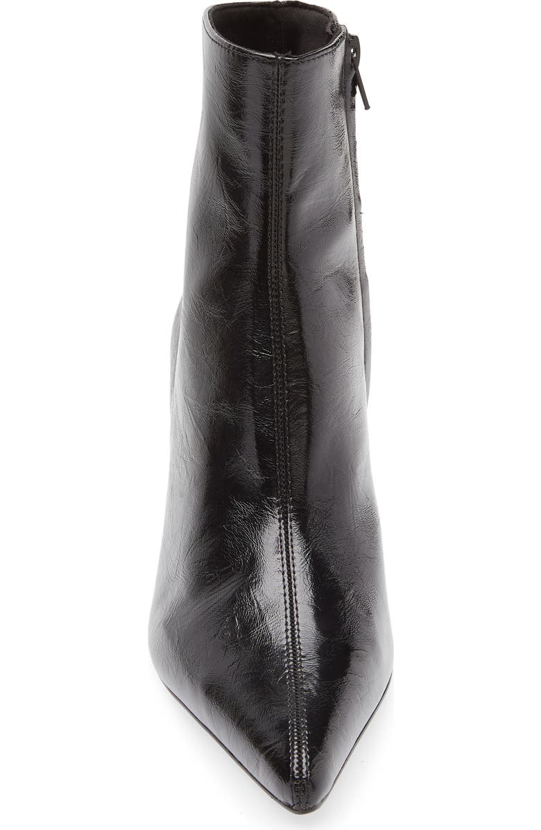 MANGO Valle Pointed Toe Bootie, Alternate, color, Black