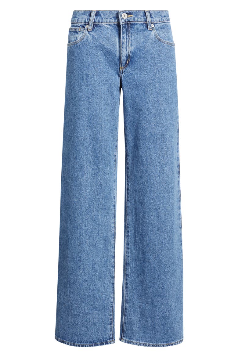 '99 Molly Low Rise Wide Leg Jeans, Alternate, color, MID BLUE