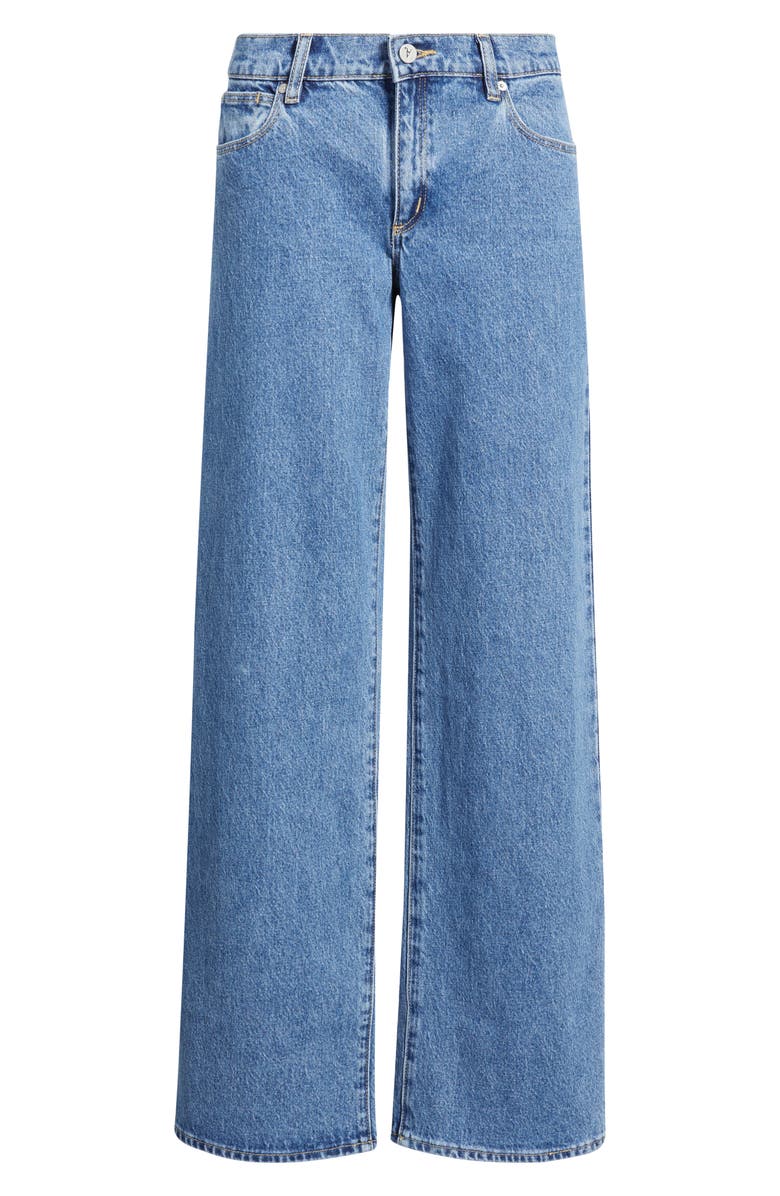 ABRAND '99 Molly Low Rise Wide Leg Jeans, Alternate, color, Mid Blue