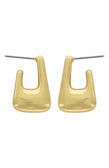 Rectangle Hoop Earrings