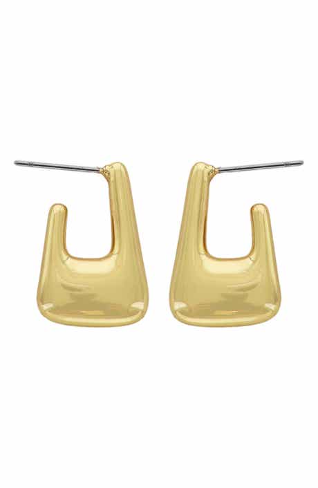 Panacea Rectangle Hoop Earrings